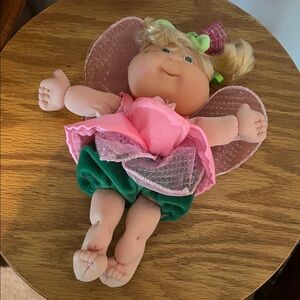 Cabbage patch pink  and Green Fairy Doll
